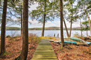 Lakeside Francestown Home with Private Dock and Porch!